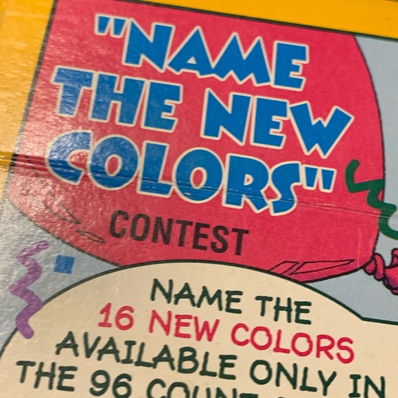 Vintage Crayola Crayon Big Box 96 Crayons with Built in Sharpener 1992 - Picture 6 of 12